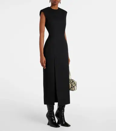 Wardrobe.NYC Wardrobe. NYC Sculpted midi dress | Thumbnail 2