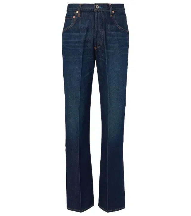Baretta high-rise straight jeans