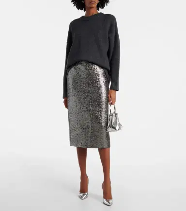 Emilia Wickstead Lorelei pencil skirt | Thumbnail 3
