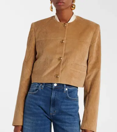 Citizens of Humanity Pia cropped cotton corduroy jacket | Thumbnail 2