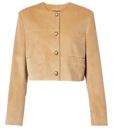 Citizens of Humanity Pia cropped cotton corduroy jacket | Thumbnail 1