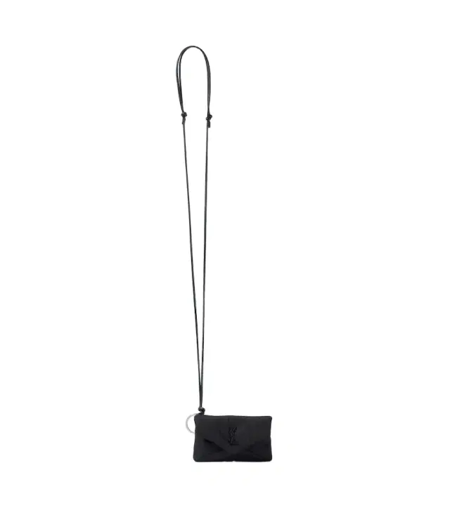 Saint Laurent Cassandre Mini leather-trimmed crossbody bag