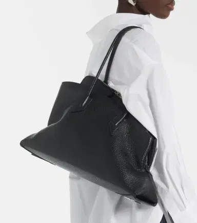 The Attico La Passeggiata Medium leather tote bag | Thumbnail 4