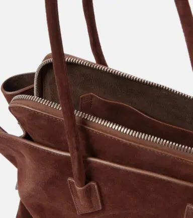 The Attico La Passeggiata Medium suede tote bag | Thumbnail 3