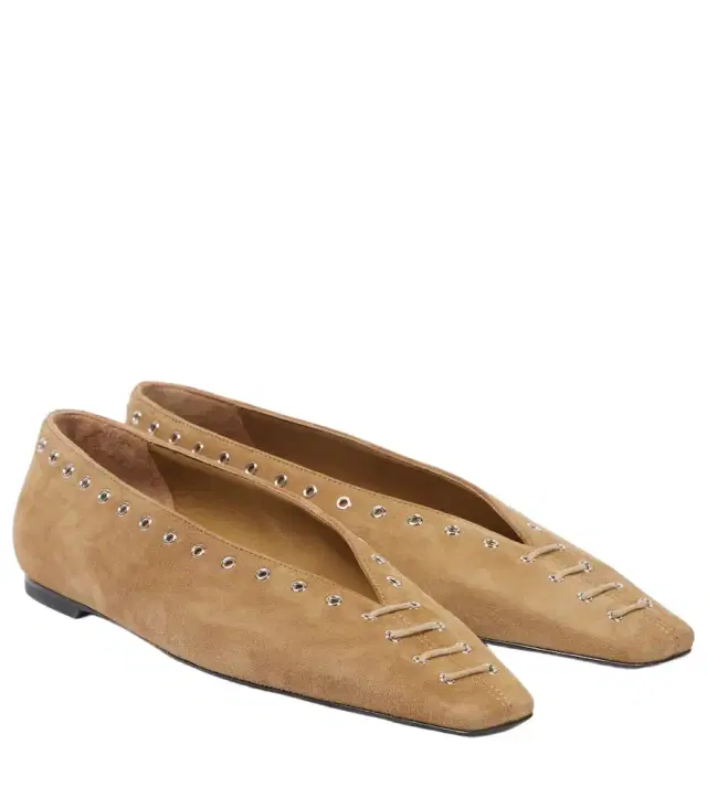 Toteme Suede ballet flats