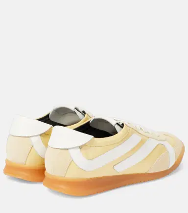 Proenza Schouler Track suede-trimmed leather sneakers | Thumbnail 4