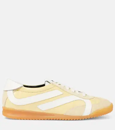 Proenza Schouler Track suede-trimmed leather sneakers | Thumbnail 5