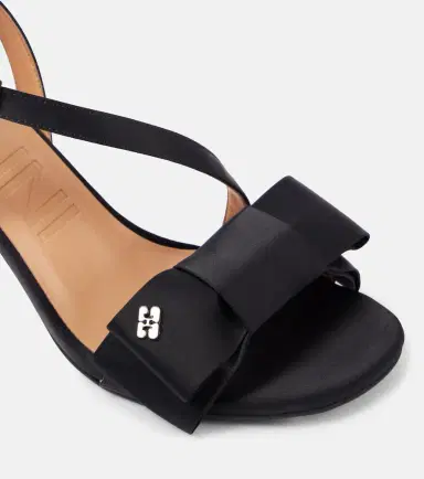 Ganni Bow-detail slingback pumps | Thumbnail 5