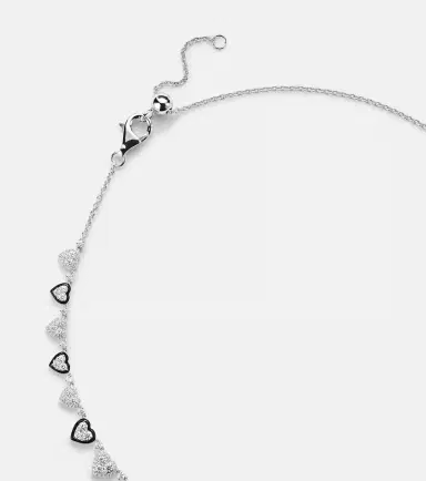 Kamyen 18kt white gold (750/1000) and enamel choker with diamonds | Thumbnail 3 Kamyen 18kt white gold (750/1000) and enamel choker with diamonds | Thumbnail 3