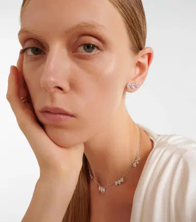 Kamyen Kanika 18kt white gold earrings with diamonds | Thumbnail 2