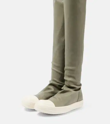 Rick Owens Stockings over-the-knee leather sneakers | Thumbnail 3