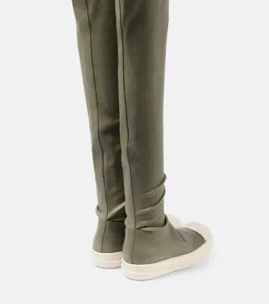 Rick Owens Stockings over-the-knee leather sneakers | Thumbnail 4
