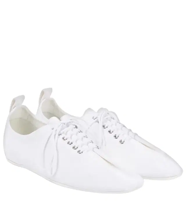 Toteme Canvas lace-up flats