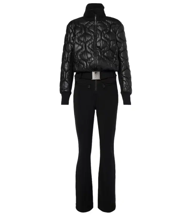 Toni Sailer Conni Special quilted faux leather ski suit