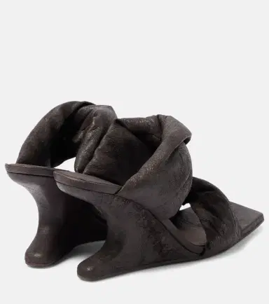 Rick Owens Twisted Cantilever 80 leather mules | Thumbnail 2