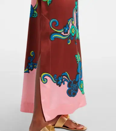 Alemais Alémais Printed silk satin maxi dress | Thumbnail 5