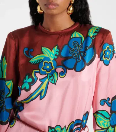 Alemais Alémais Printed silk satin maxi dress | Thumbnail 6
