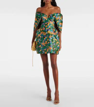 Alemais Alémais Printed off-shoulder corset dress | Thumbnail 2