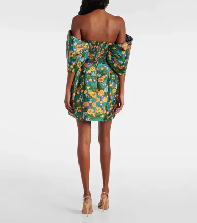 Alemais Alémais Printed off-shoulder corset dress | Thumbnail 4