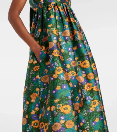 ALÉMAIS Alémais Printed open-back midi dress | Thumbnail 5