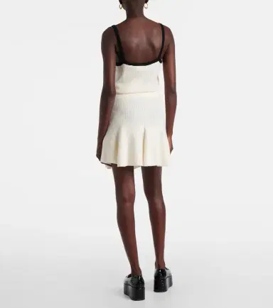 Ganni Wool and cashmere miniskirt | Thumbnail 3