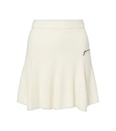 Ganni Wool and cashmere miniskirt | Thumbnail 1