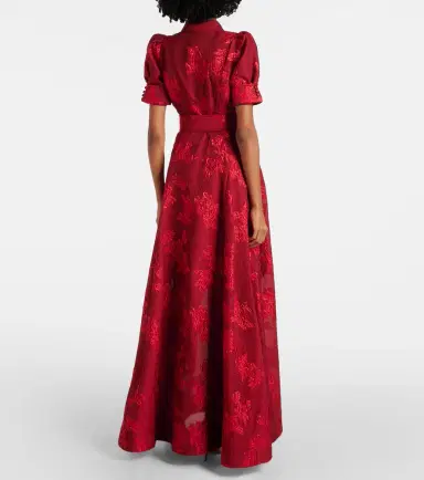 Rebecca Vallance Henrietta belted brocade gown | Thumbnail 6 Rebecca Vallance Henrietta belted brocade gown | Thumbnail 6