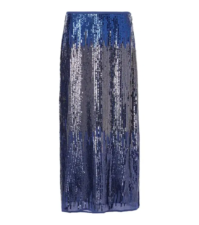 Rixo Kelly sequined midi skirt