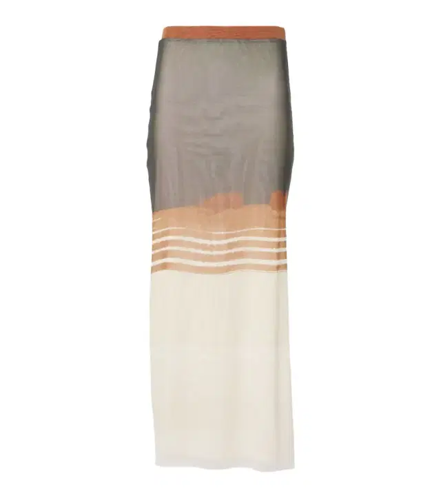 SIR Breeze Bandeau striped maxi skirt