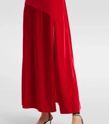 Ganni Velvet jersey midi dress | Thumbnail 5