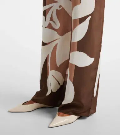 SIR Portia printed silk satin wide-leg pants | Thumbnail 5