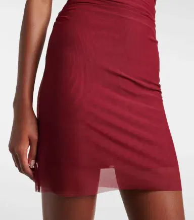 SIR Toni halterneck mesh minidress | Thumbnail 4