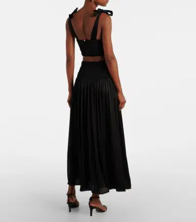 Poupette St Barth Carla halterneck crop top | Thumbnail 2