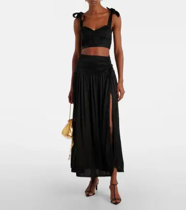 Poupette St Barth Carla halterneck crop top | Thumbnail 3