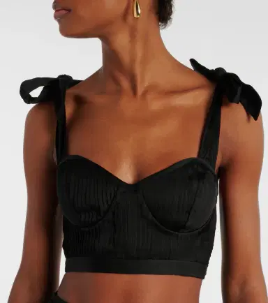 Poupette St Barth Carla halterneck crop top | Thumbnail 4