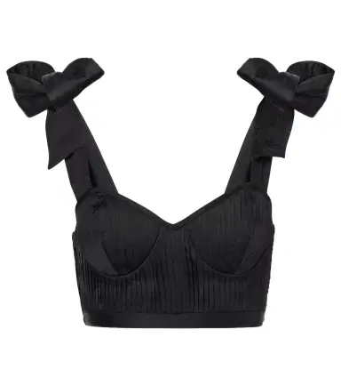Poupette St Barth Carla halterneck crop top | Thumbnail 1