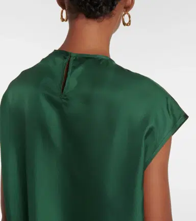 Asceno Dasha silk twill top | Thumbnail 6