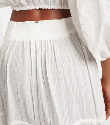 Poupette St Barth Tiered cotton maxi skirt | Thumbnail 6