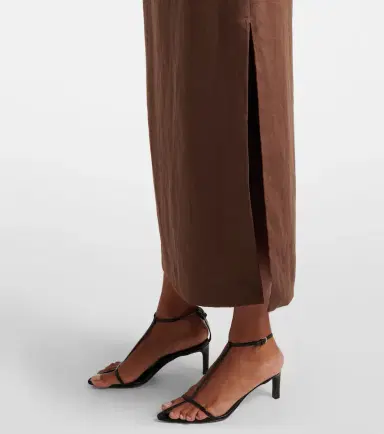 SIR Linen midi dress | Thumbnail 3