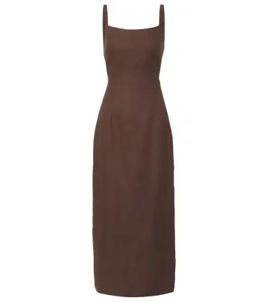 SIR Linen midi dress | Thumbnail 1
