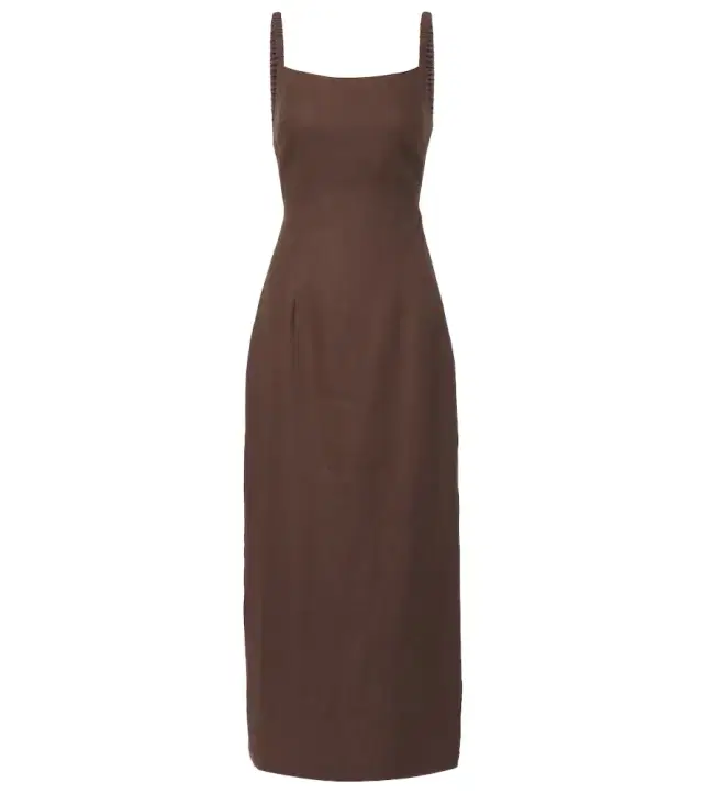SIR Linen midi dress
