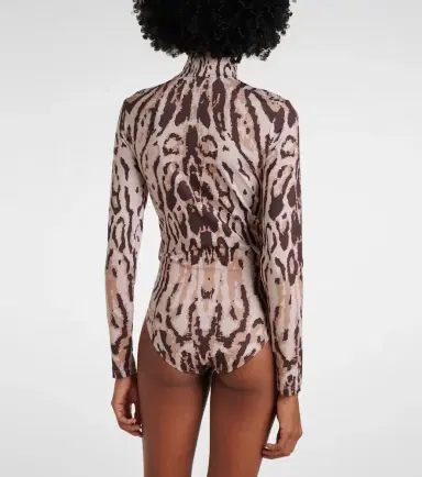 Bogner Viviane animal-print jersey bodysuit | Thumbnail 4