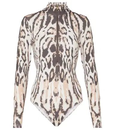 Bogner Viviane animal-print jersey bodysuit | Thumbnail 1