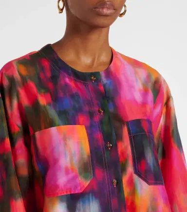 Eres Galaxie cotton and silk shirt dress | Thumbnail 2