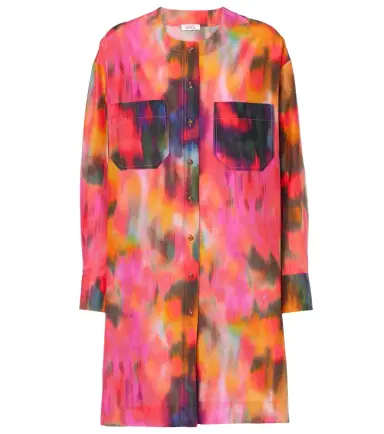Eres Galaxie cotton and silk shirt dress | Thumbnail 1