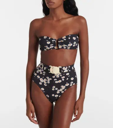 Eres Discret floral high-rise bikini bottoms | Thumbnail 2