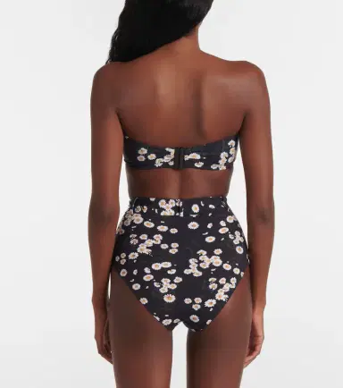 Eres Discret floral high-rise bikini bottoms | Thumbnail 4