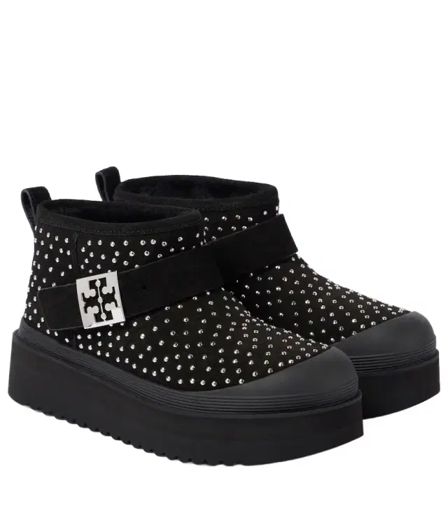 Mellow suede platform ankle boots