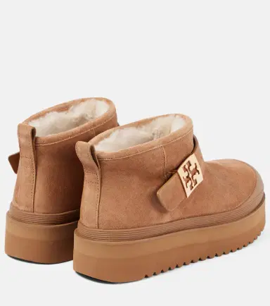 Tory Burch Mellow shearling-lined suede platform ankle boots | Thumbnail 3 Tory Burch Mellow shearling-lined suede platform ankle boots | Thumbnail 3