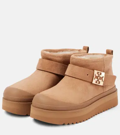 Tory Burch Mellow shearling-lined suede platform ankle boots | Thumbnail 5 Tory Burch Mellow shearling-lined suede platform ankle boots | Thumbnail 5
